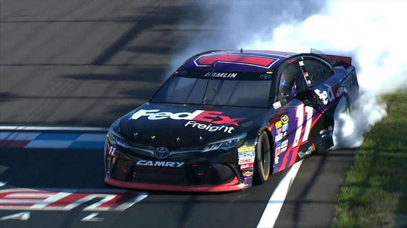 Denny Hamlin won
